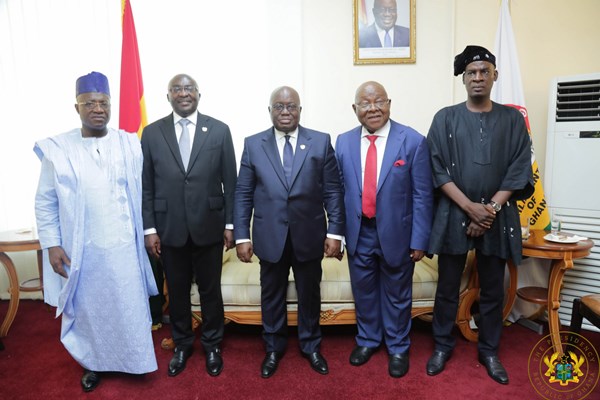 Akufo-Addo meets leadership of Parliament over Coronavirus pandemic