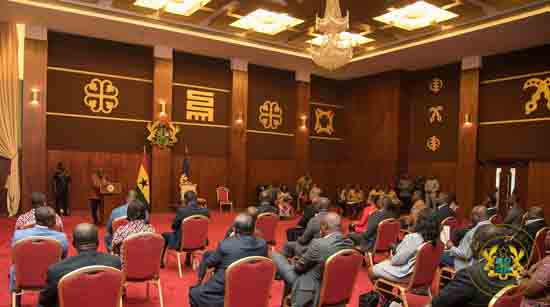 Akufo-Addo meets to strategise how to produce sanitizers and medicines in Ghana for Coronavirus