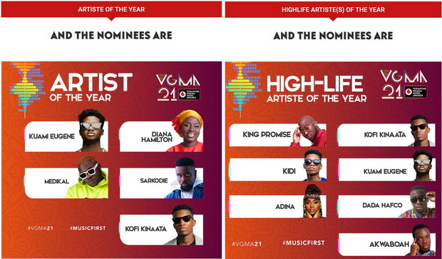 VGMA awards nominees jam postponed