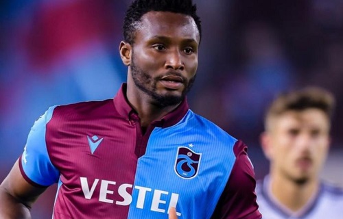 John Mikel Obi has been a key player in Trabzonspor's rise to the top of the Turkish league