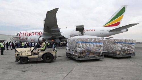 VIDEO: First shipment of Jack Ma's Coronavirus donation to Africa lands in Ethiopia