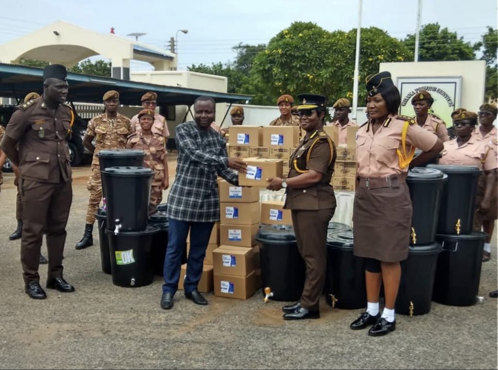 Crime Check Foundation equips Prisons Service to fight COVID-19