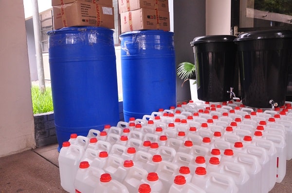 Some of the items which were donated by the Methodist Church Ghana
