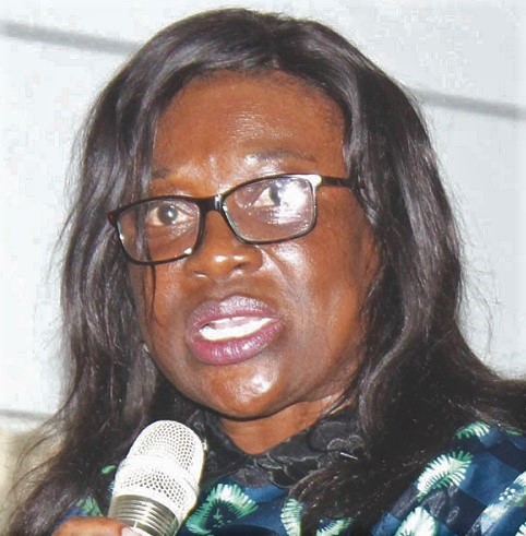 Dr Charity Sarpong ,Greater Accra Regional Director, Ghana Health Service, speaking at the Regional Health Directorate 2019 Annual Performance Review meeting.