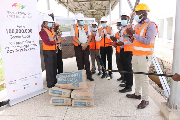 Diamond Cement donates 5,000 bags to aid construction of Ga East Municipal Hospital