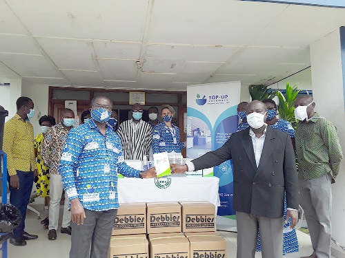 Top-Up Pharmacy supports Tema General Hospital