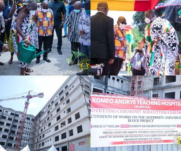 Construction works resume on 44-year-old abandoned KATH Maternity and Children’s Block