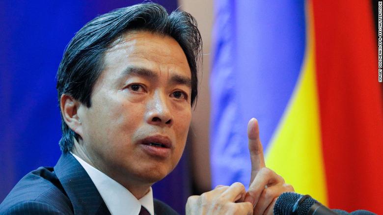 China's Ambassador to Israel, Du Wei, was found dead inside his official residence Sunday morning, a spokeswoman for Israel's Ministry of Foreign Affairs has said.