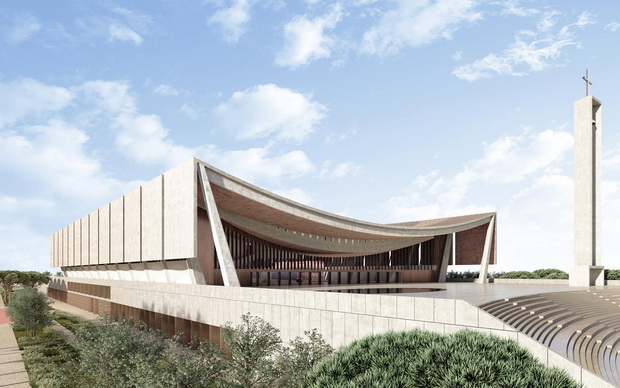 Adjaye Associates' design for Ghana's National Cathedral. Ghanaians must pray and keep to the directives