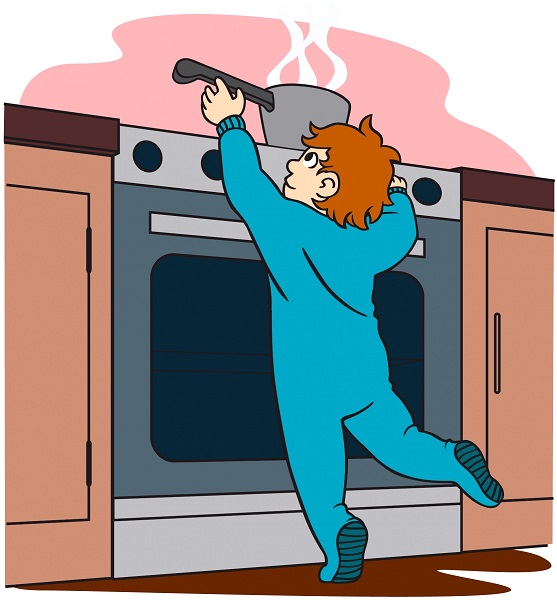 Prevent burns to kids