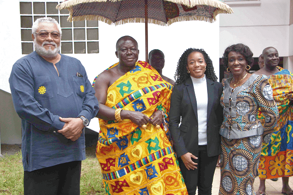 Rawlings, Nana Konadu congratulate Otumfuo @ 70