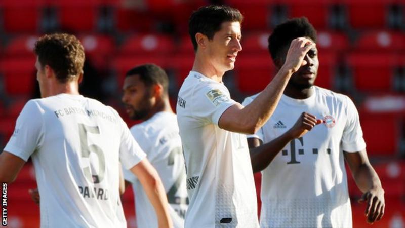 Bayern defeat Union Berlin 2-0 on Bundesliga return