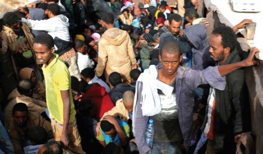 Africans escaping poverty to Europe