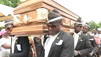 Trump gave us ultimate endorsement - dancing pallbearer