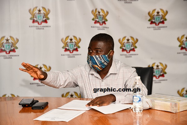 Dr Eric Bossman Asare — Deputy Chairman, EC. Picture: EBOW HANSON