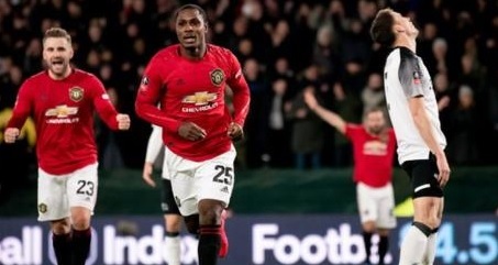 Odion Ighalo has scored four goals in eight appearances for United