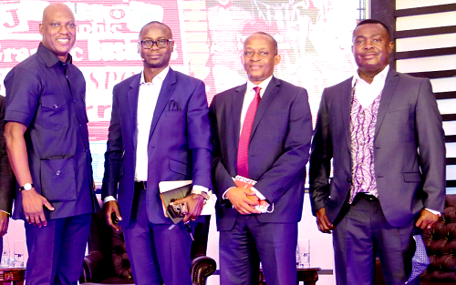 From left: Mr Ato Afful, Prof. Eric Osei Assibey, Mr Vish Ashiagbor and Mr Mawuko Afadzinu after the event. Picture: NII MARTEY M. BOTCHWAY