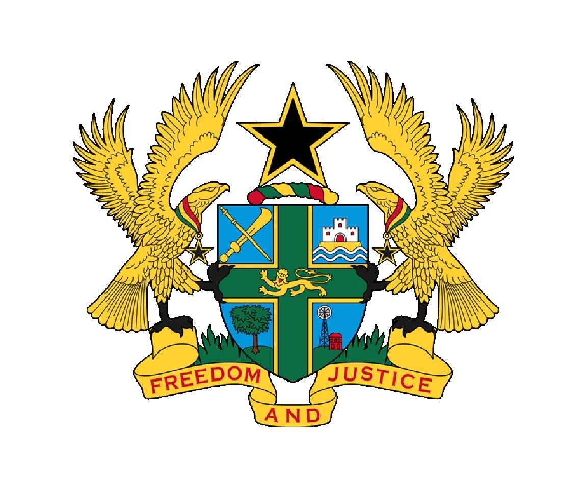 Ghana’s Coat of Arms. No one has the right to destroy the peace of Ghana