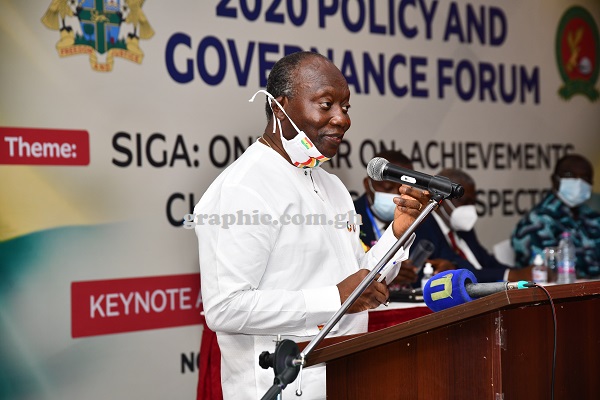 Mr Ken Ofori-Atta — Minister of Finance