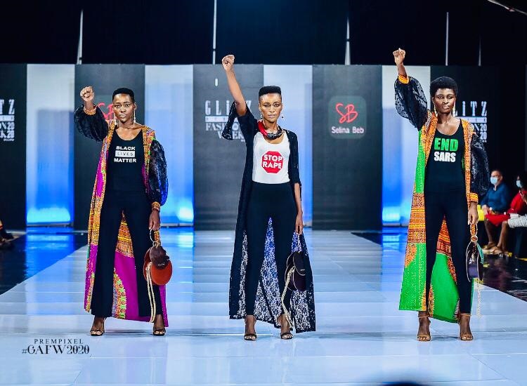 Selina Beb showcases new collection at Glitz Africa Fashion Week with a powerful message