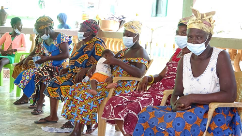 A section of the women
