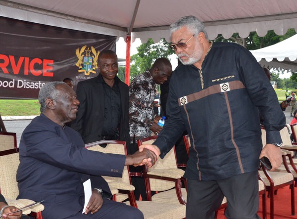 Rawlings death came as a thunderbolt to my family - Prez Kufuor