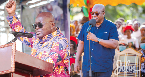 President Akufo-Addo and Former President John Mahama