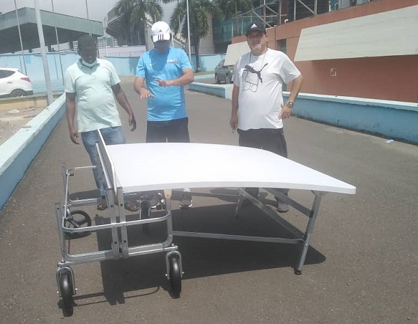 Teqball Federation of Ghana receives 50 tables from FITEQ