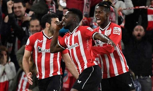 VIDEO: Watch Inaki Williams stunning strike in 3-0 win over Atletico Madrid