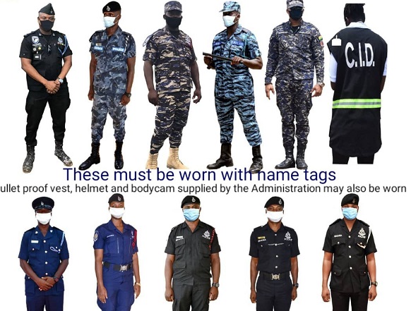 See the uniforms Police Officers will wear on Election Day