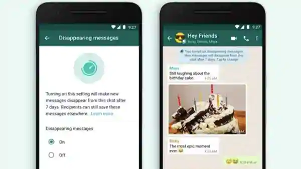 WhatsApp new 'Disappearing Messages' feature is available for individual as well as group chats (WhatsApp )