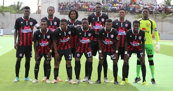 A line up of Inter Allies squad