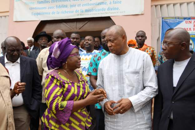 Brigitte Adjamagbo-Johnson is a politician and lawyerImage caption: Brigitte Adjamagbo-Johnson is a politician and lawyer