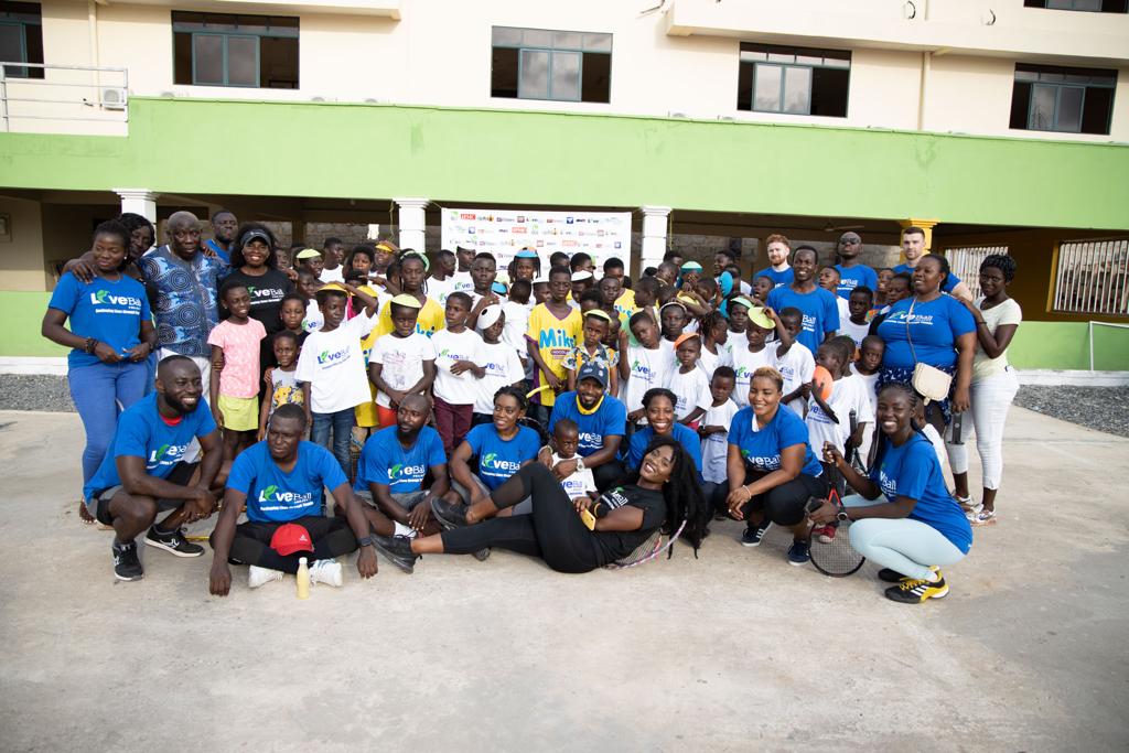 Ace Tennis Academy holds tennis clinic for three orphanages