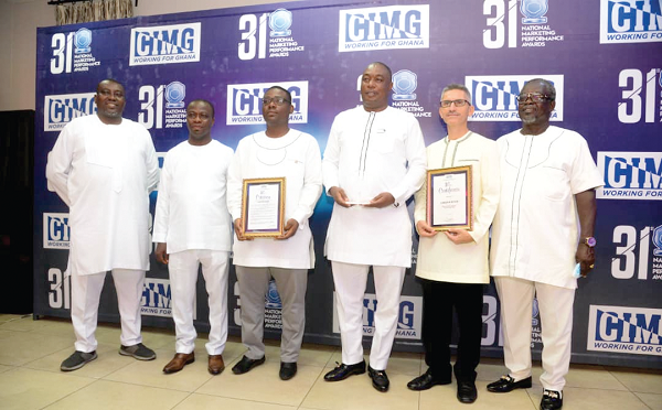 From left: Mr Lawrence Desouza, Marketing Director; Samuel Searyor, Operations Manager; Ing. Edem Fiakumah, Construction Manager;   Dr Prince- Joseph Ayiku, MD; Salah Kalmoni, Director and Mr Mohammed Mustapha, all of Lakeside Estate