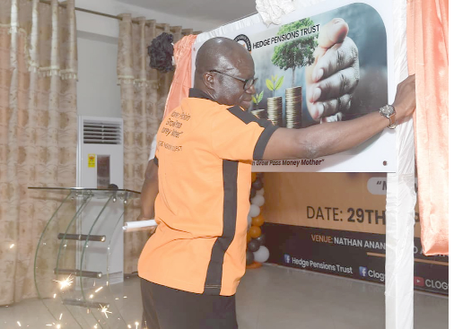 Dr Evans Dzikum unveiling the new fund