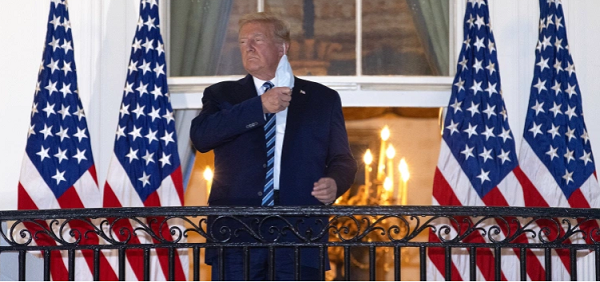 'Don't be afraid,' Trump says on leaving hospital