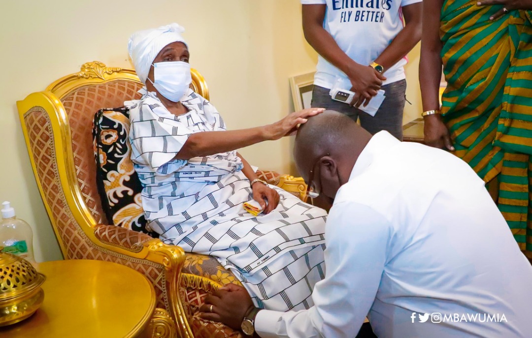 When Vice President Bawumia called on Asantehemaa Nana Ama Konadu Yiadom III
