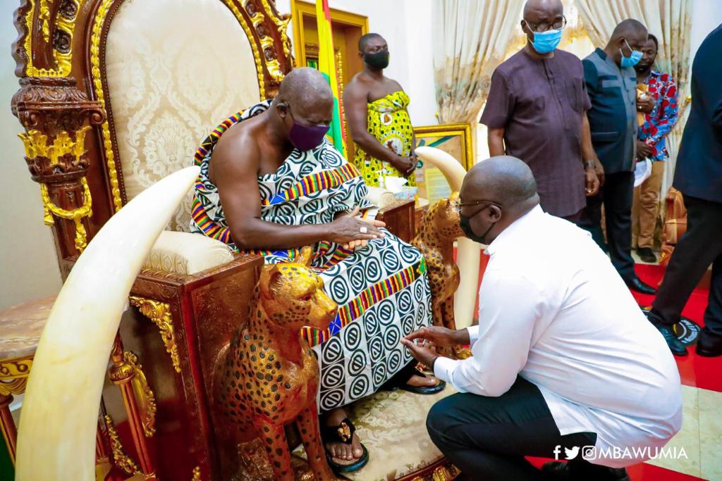 Bawumia assures Asantehene of NPP's commitment to peaceful campaign and elections