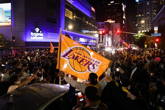 LeBron James leads LA Lakers to first NBA title in a decade