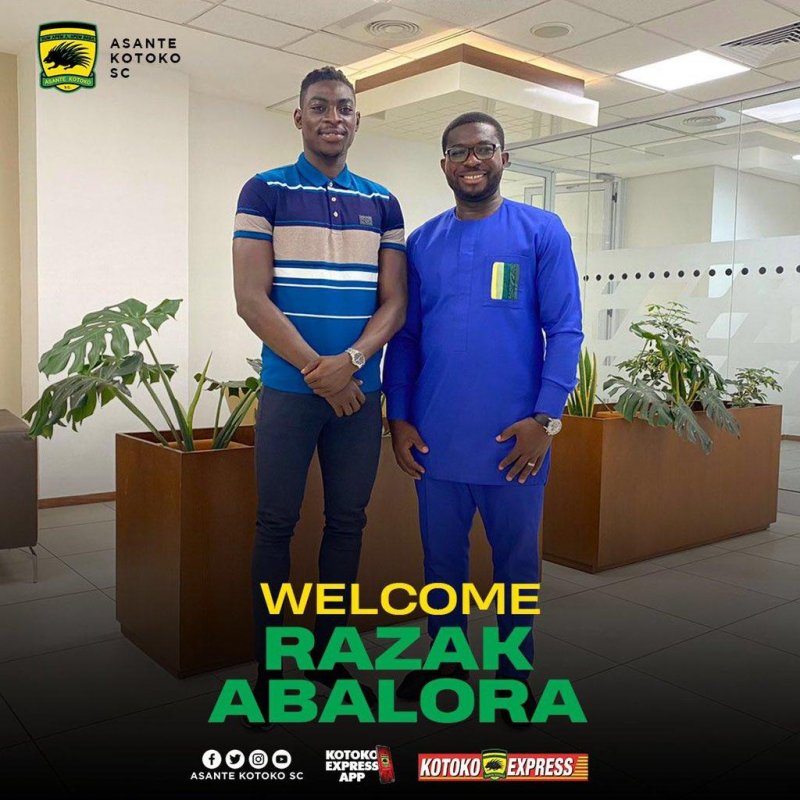 Kotoko secure the signature of Black Stars goalie Razak Abalora