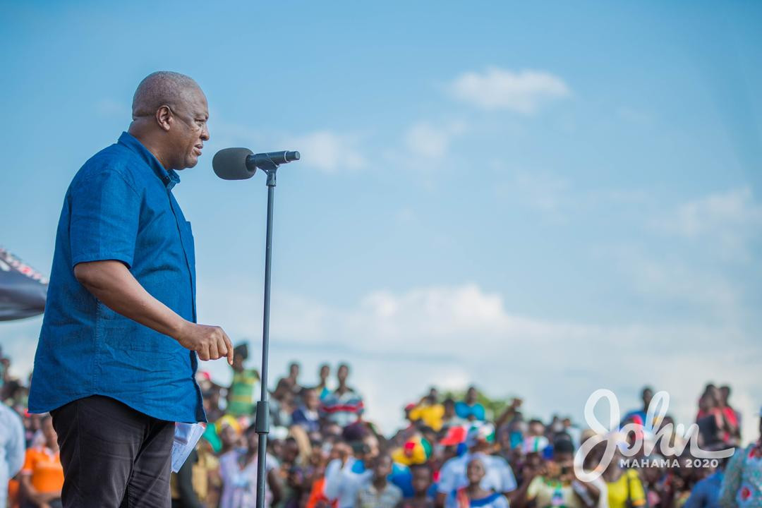 John Mahama promises Gomoa Nyanyano salt factory