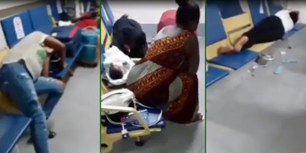 VIDEO: Ghana Airports Company reacts to passengers sleeping on benches at KIA
