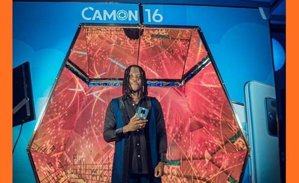 Stonebwoy unveils TECNO CAMON 16 series