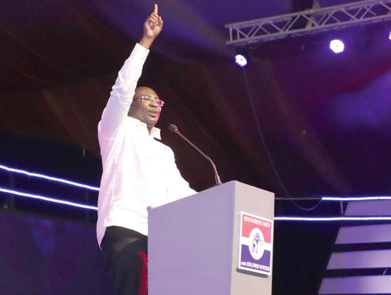 Vice-President Dr Bawumia speaking at the launch of the campaign