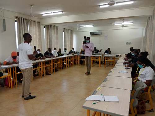 The participants at the workshop