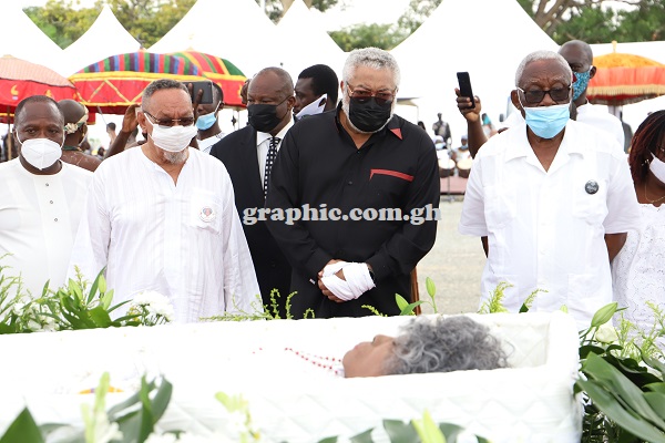 High-profile burial service ushers Madam Agbotui ‘home’