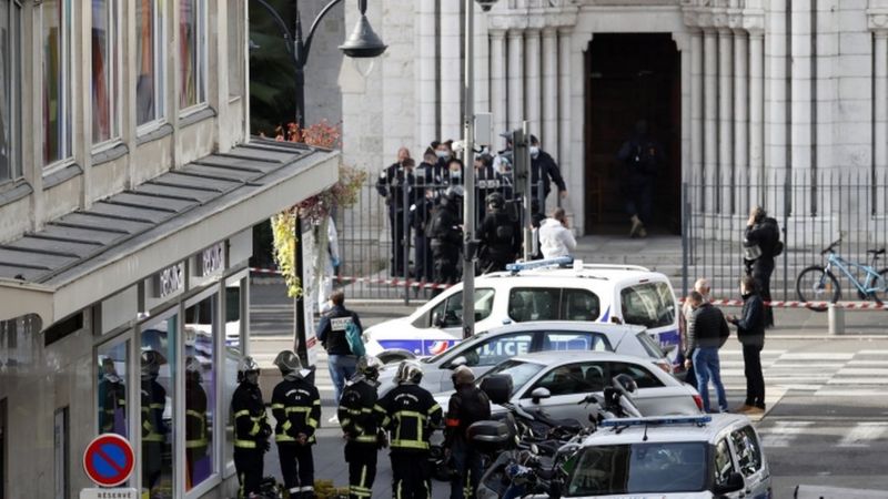 Three stabbed to death in France 'terror attack'