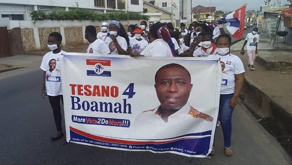 Tesano4Boamah Fan Club organises health walk