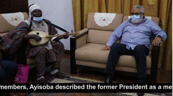 King Ayisoba calls on Rawlings